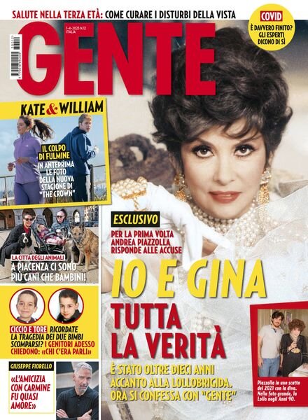 Gente Italia – 01 aprile 2023 Cover
