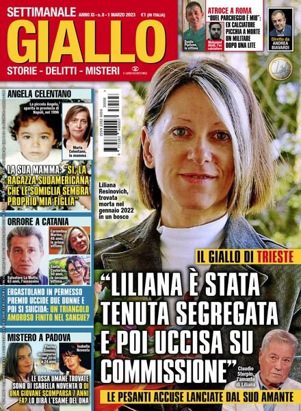 Giallo – 1 Marzo 2023 Cover