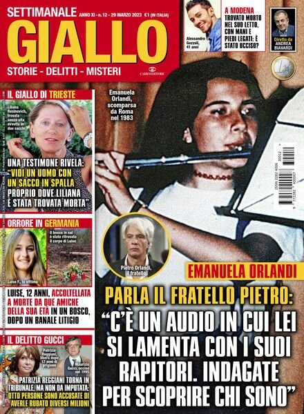Giallo – 29 Marzo 2023 Cover