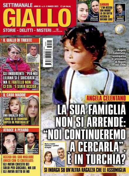 Giallo – 8 Marzo 2023 Cover
