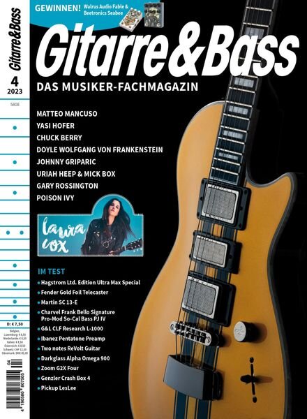 Gitarre & Bass – April 2023 Cover