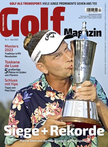 Golf Magazin – April 2023 Cover