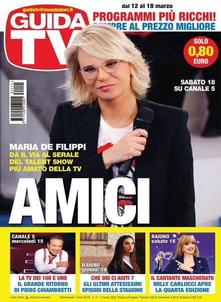 GuidaTV – 07 marzo 2023 Cover