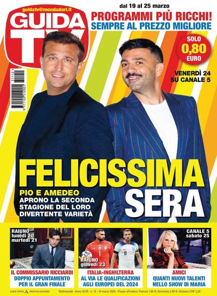 GuidaTV – 14 marzo 2023 Cover