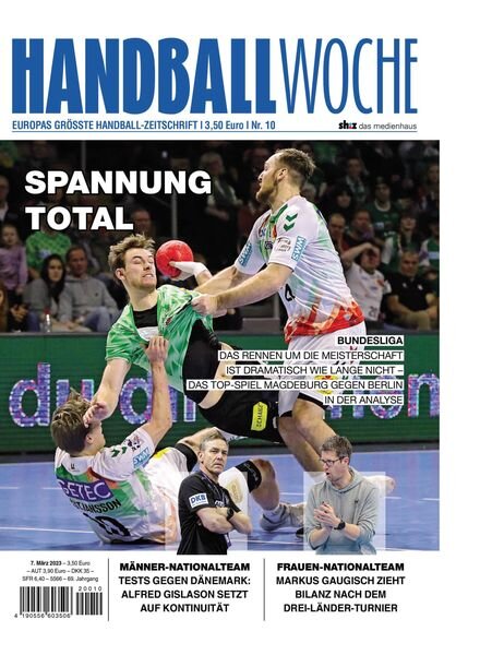 Handballwoche – 07 Marz 2023 Cover