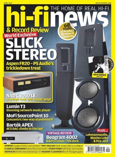 Hi-Fi News – April 2023 Cover