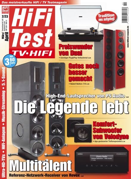 HIFI TEST TV HIFI – Februar 2023 Cover