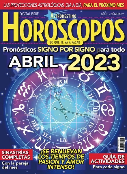 Horoscopos – abril 2023 Cover