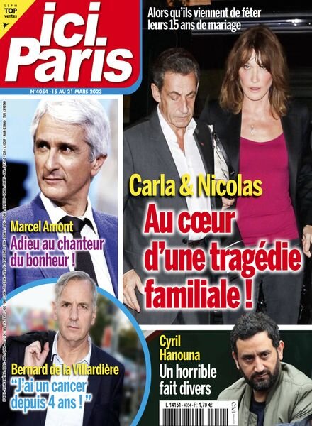Ici Paris – 15 mars 2023 Cover
