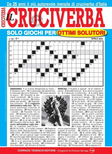 Il Cruciverba – aprile 2023 Cover