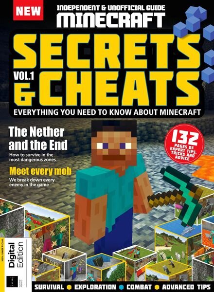 Independent & Unofficial Guide Minecraft – Secrets & Cheats Volume 1 Revised Edition – March 2023 Cover