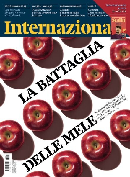 Internazionale – 10 Marzo 2023 Cover