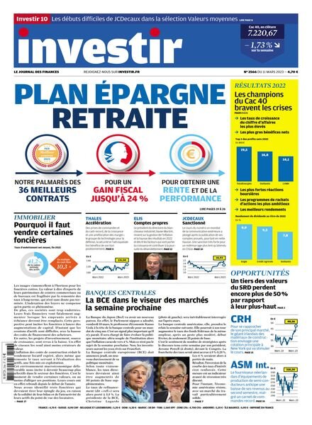 Investir – 11 Mars 2023 Cover