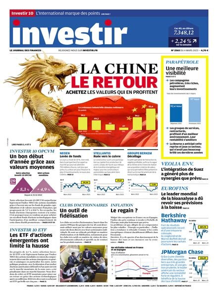 Investir – 4 Mars 2023 Cover