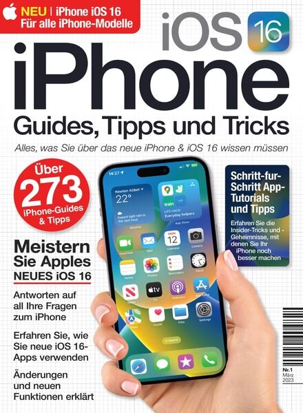 iOS 16 iPhone Guides Tipps und Tricks – March 2023 Cover