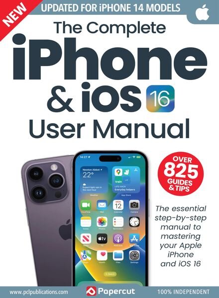 iPhone & iOS 16 The Complete Manual Series – March 2023 Cover