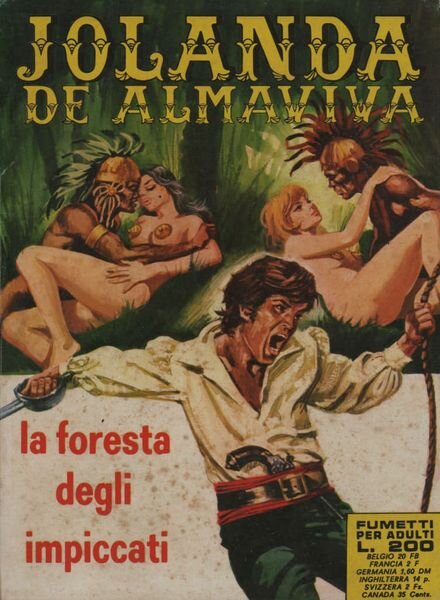 Jolanda de Almaviva – n 50 La foresta degli impiccati Cover