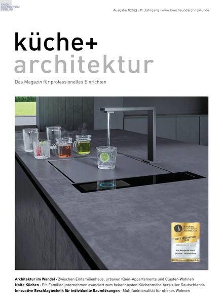 Kuche+Architektur – Februar 2023 Cover