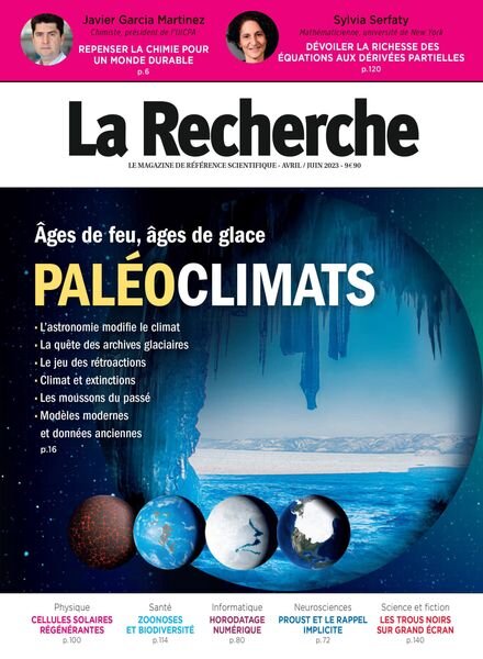 La Recherche – avril 2023 Cover