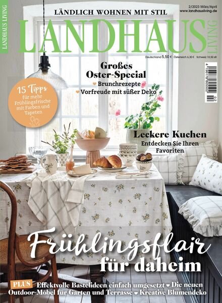 LANDHAUS LIVING – Marz 2023 Cover