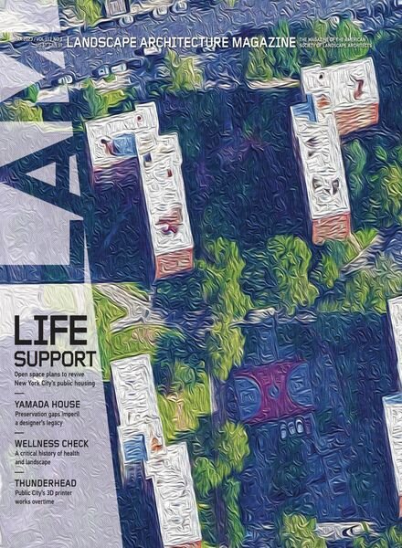 Landscape Architecture Magazine USA – March 2023 Cover
