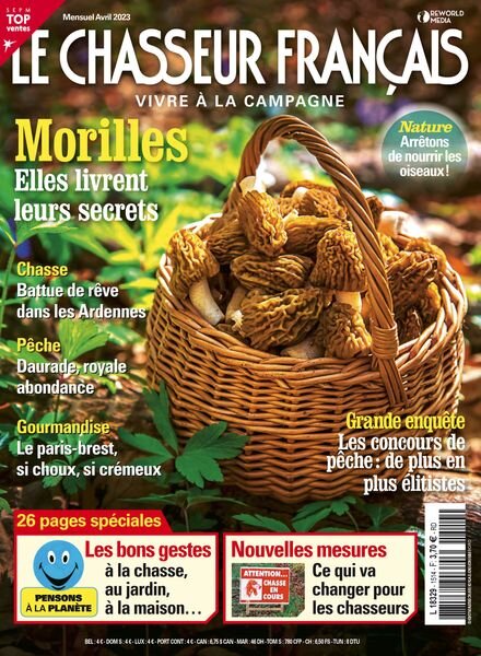 Le Chasseur Francais – avril 2023 Cover