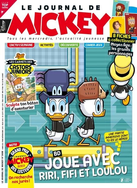 Le Journal de Mickey – 08 mars 2023 Cover