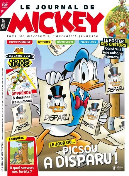 Le Journal de Mickey – 15 mars 2023 Cover