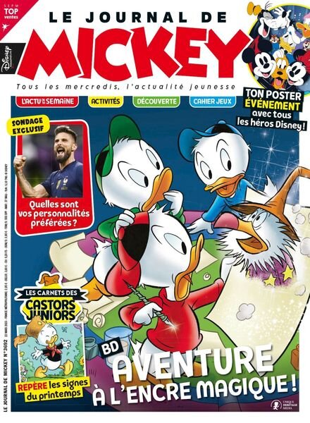 Le Journal de Mickey – 22 mars 2023 Cover