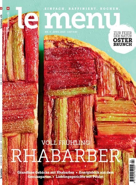 le menu – April 2023 Cover