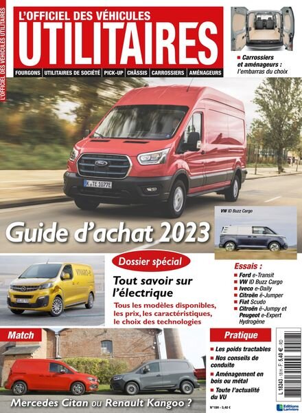 Le Monde du Plein-Air – Hors-Serie Vehicules Utilitaires – N 18 2022 Cover