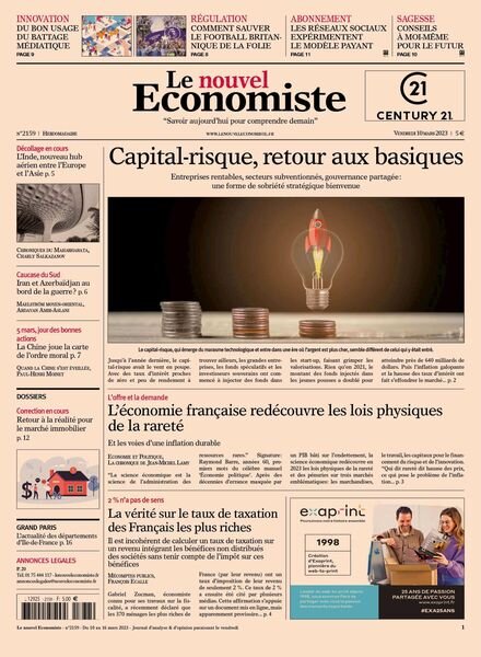 Le nouvel Economiste – 10 mars 2023 Cover