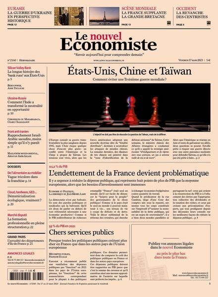 Le nouvel Economiste – 17 mars 2023 Cover