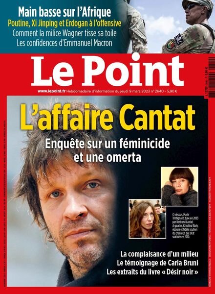 Le Point – 09 mars 2023 Cover