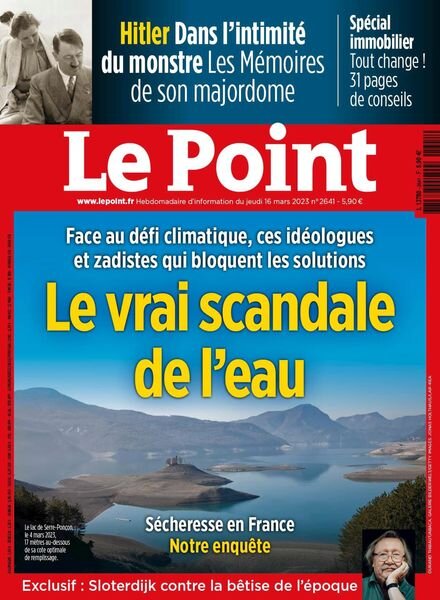 Le Point – 16 mars 2023 Cover