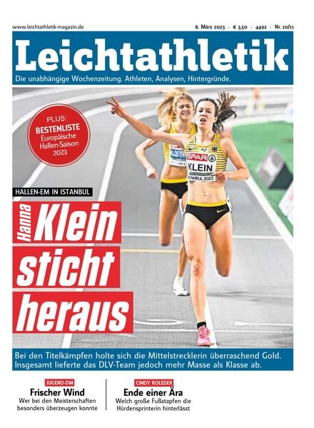 Leichtathletik – 08 Marz 2023 Cover