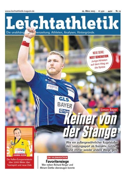 Leichtathletik – 28 Marz 2023 Cover