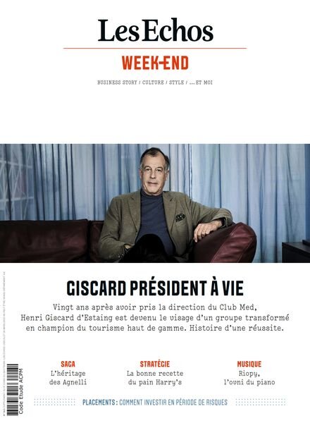 Les Echos Week-end – 24 Mars 2023 Cover