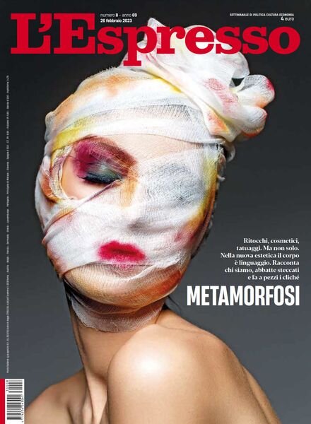 l’Espresso – 26 Febbraio 2023 Cover