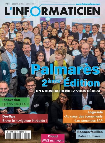 L’Informaticien – Decembre 2022 – Janvier 2023 Cover