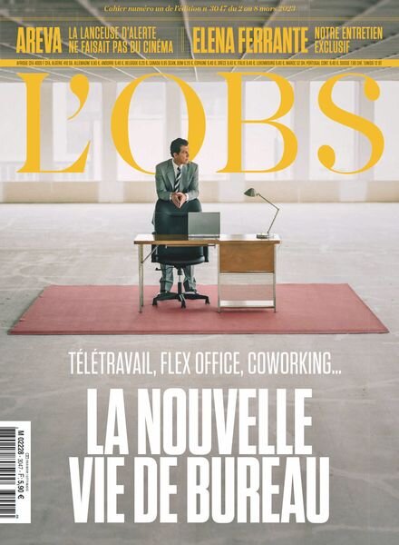 L’Obs – 2 Mars 2023 Cover