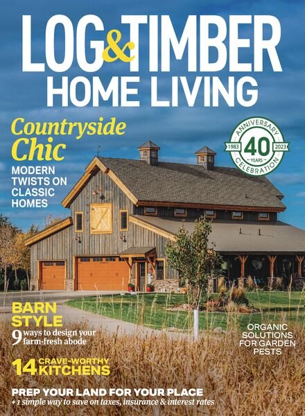 Log Home Living – March 2023 Cover