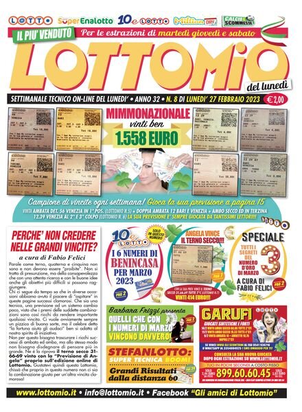 Lottomio – 27 Febbraio 2023 Cover