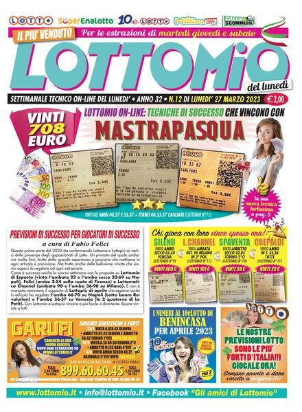 Lottomio – 27 Marzo 2023 Cover