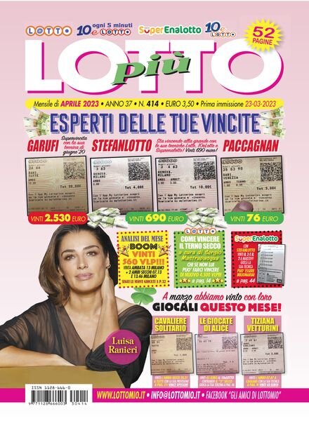 Lottopiu – Aprile 2023 Cover