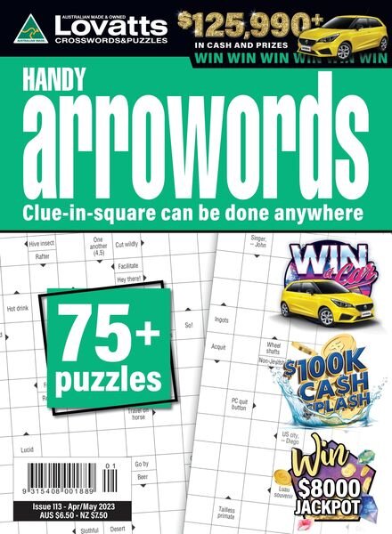 Lovatts Handy Arrowords – 26 March 2023 Cover