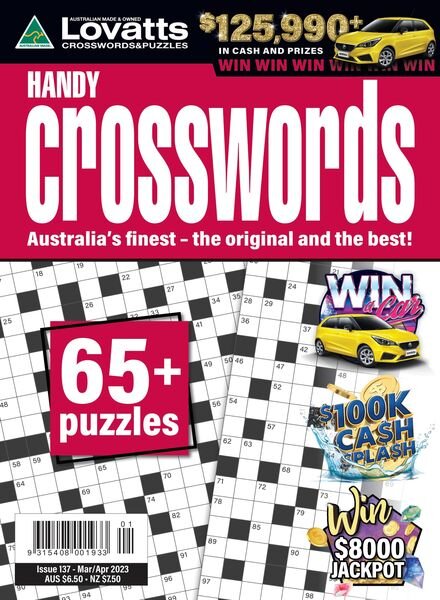 Lovatts Handy Crosswords – 26 February 2023 Cover