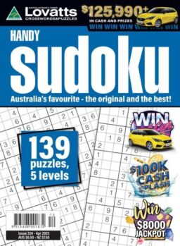 Lovatts Handy Sudoku – April 2023