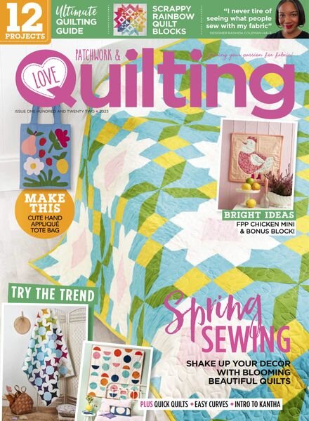 Love Patchwork & Quilting – March 2023 Cover