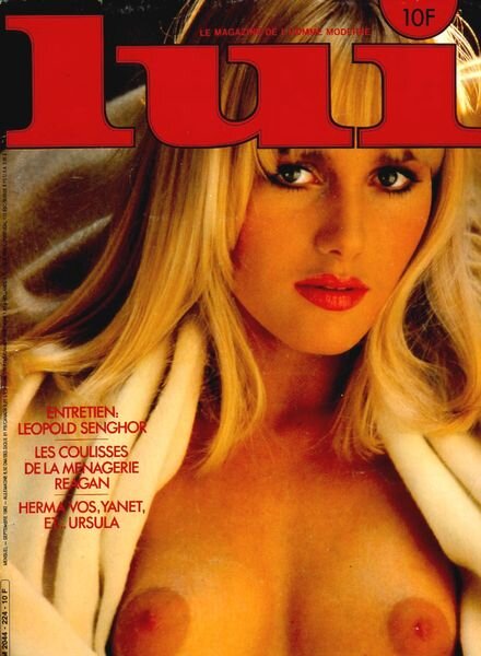 Lui France – September 1982 Cover
